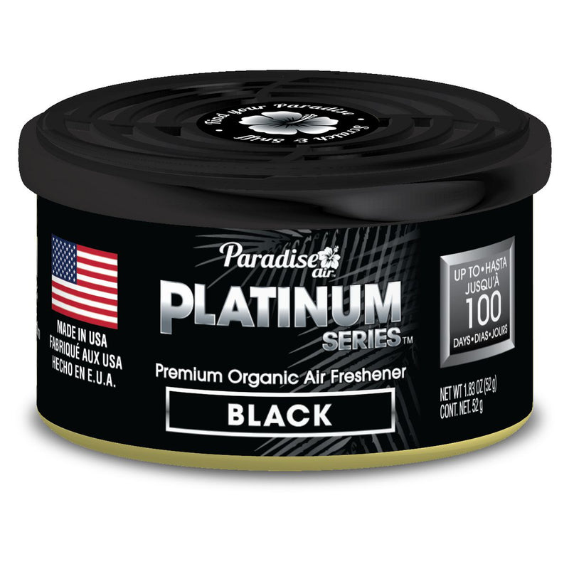 Paradise Air Platinum Series Organic Black Air Freshener