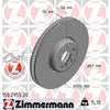 Zimmermann OE Coat Z Brake Rotor Single 374mm Front RH