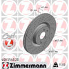 Zimmermann OE Coat Z Brake Rotor Single 360mm Rear