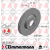 Zimmermann OE Coat Z Brake Rotor Single 349mm Front