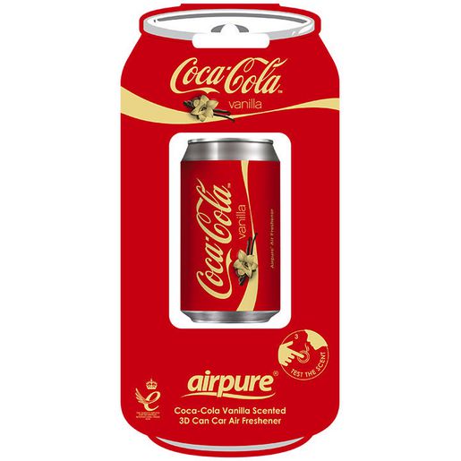 Coca Cola 3D Vent Air Freshener Vanilla CC-3D-V-V-405