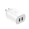Cygnett Powerplus 12W Dual Usb-A Wall Charger White