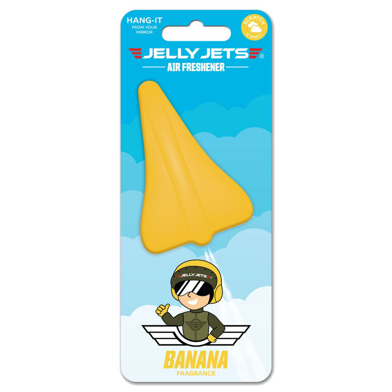 Jelly Jets Hang-It Banana Air Freshener 52 JJH009