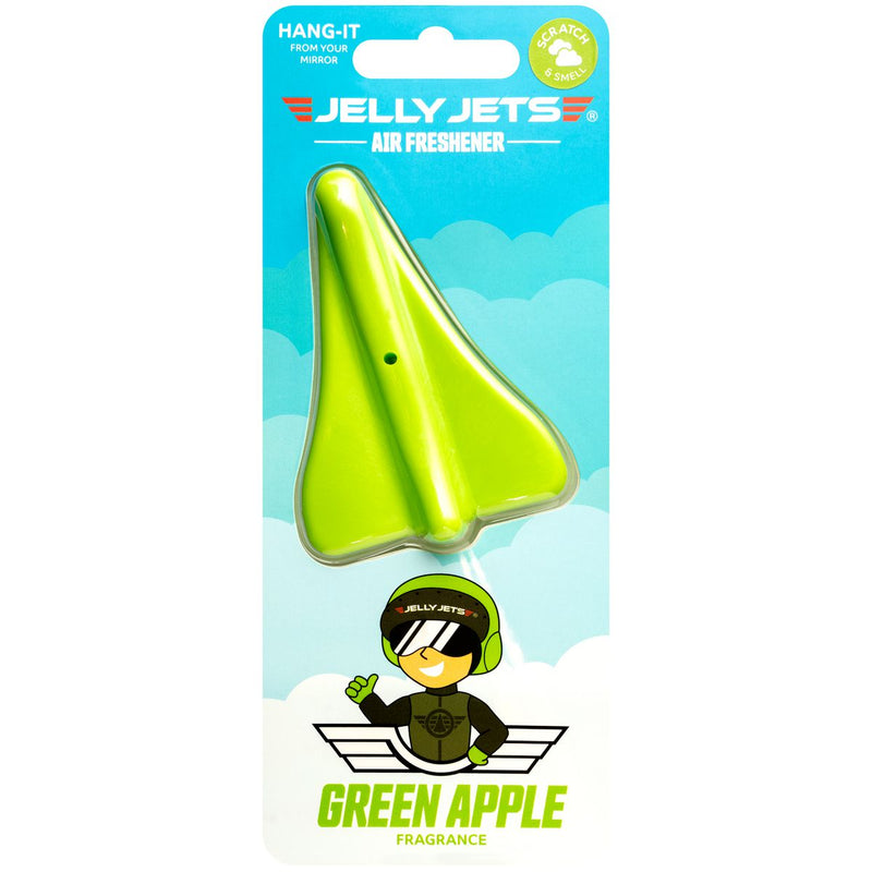 Jelly Jets Hang-It Green Apple Air Freshener 52 JJH004