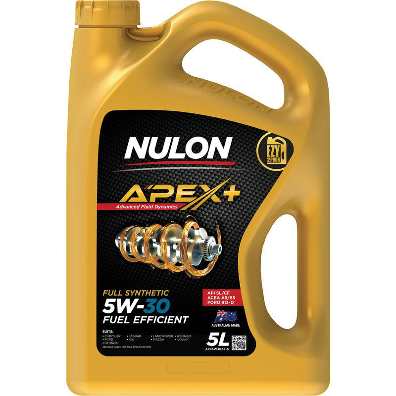 Nulon Apex+ 5W-30 Fuel Efficient Engine Oil 5L Full