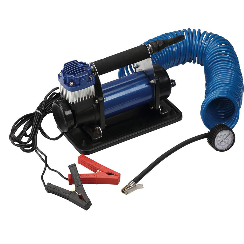 Maxi Trac 12V Heavy Duty Air Compressor Single Cylinder