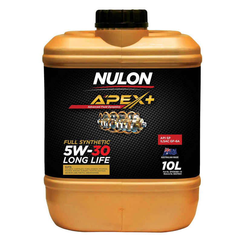 Nulon Apex+ 5W-30 Long Life Engine Oil 10L Full Synthetic