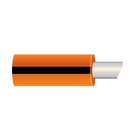 OEX 3mm Single Core Marine Cable, Orange With Black