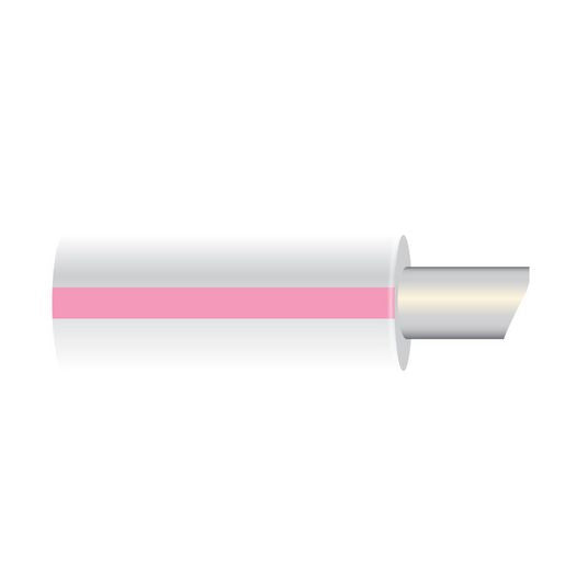 OEX 3mm Single Core Marine Cable, White With Pink Trace,
