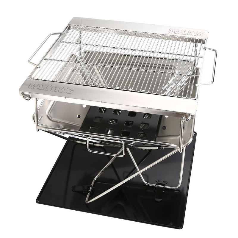 Maxi Trac Folding Firepit & Grill Mtssfp