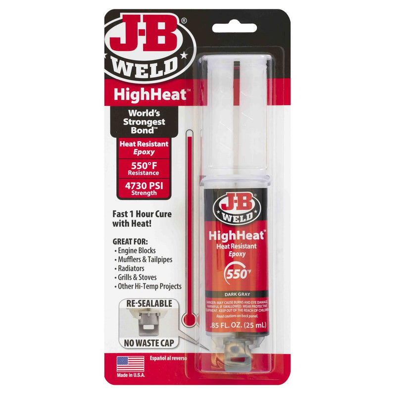 J-B Weld HiHeat Syringe Dark Grey 25ml 50197