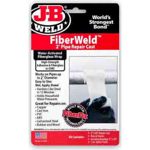 J-B Weld FibreWeld 2in. Pipe Repair Cast 5x152cm 38260