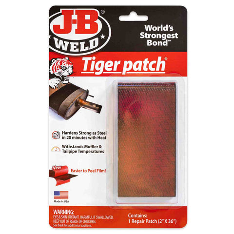J-B Weld Tiger Patch Exhaust Patch 5x91cm 39206