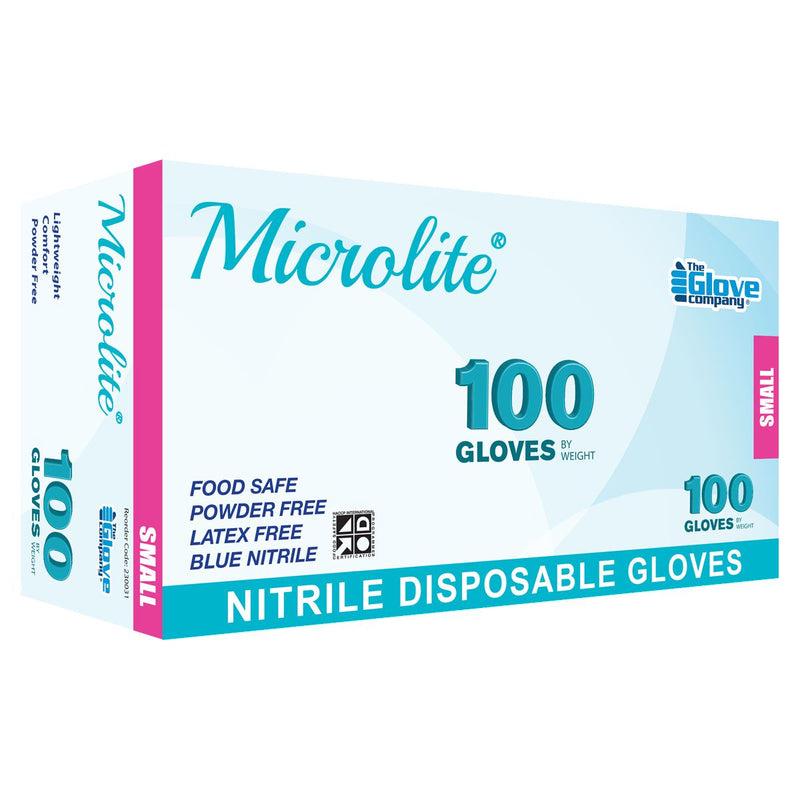 Microlite Nitrile Disposable Gloves Small 100 Pack 230031