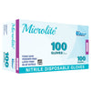 Microlite Nitrile Disposable Gloves Medium 100 Pack 230032