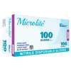 Microlite Nitrile Disposable Gloves Medium 100 Pack 230032