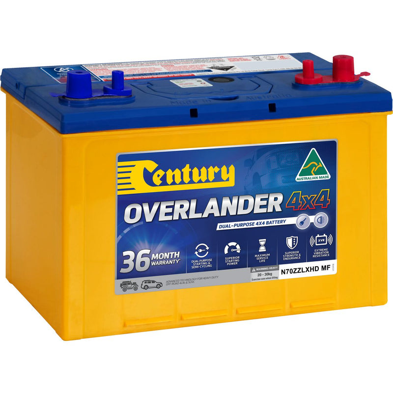 Century Batteries Overlander 4X4 Cca- 735 N70ZZLXHD MF