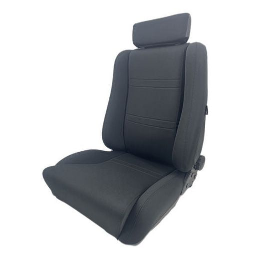 Autotecnica Sport Seat Black Leather Look With Twin