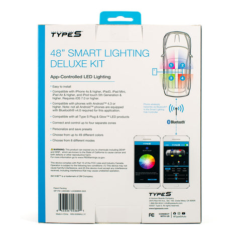 Type S Plug & Glow 48 Inch Smart Led Deluxe Kit LM55369M