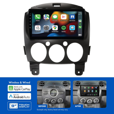 Aerpro 9In Multimedia Receiver To Suit Mazda 2