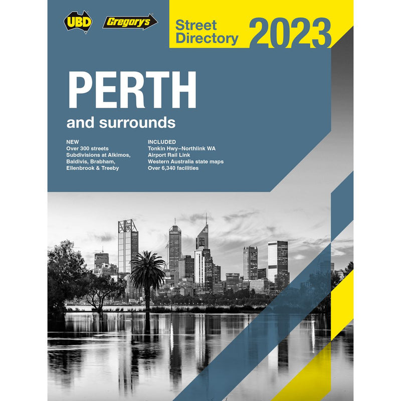 UBD Perth Street Directory 2023 65th Edition 9780731933013