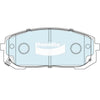Bendix 4x4 Brake Pad Set DB2611 4WD