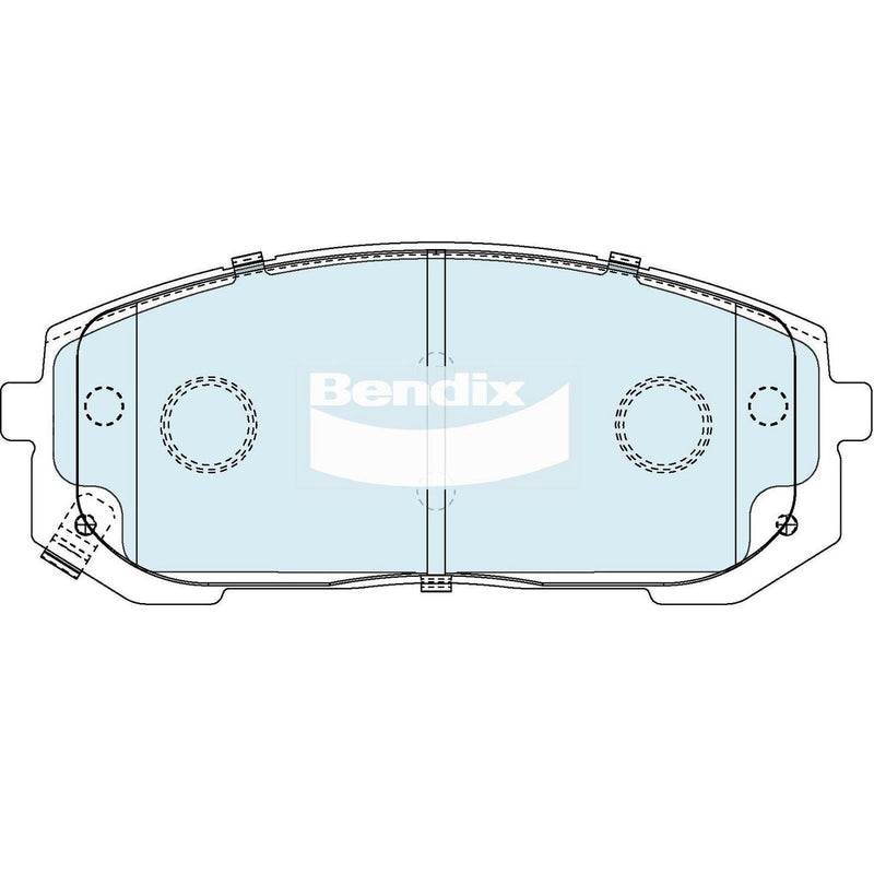 Bendix 4x4 Brake Pad Set DB2611 4WD