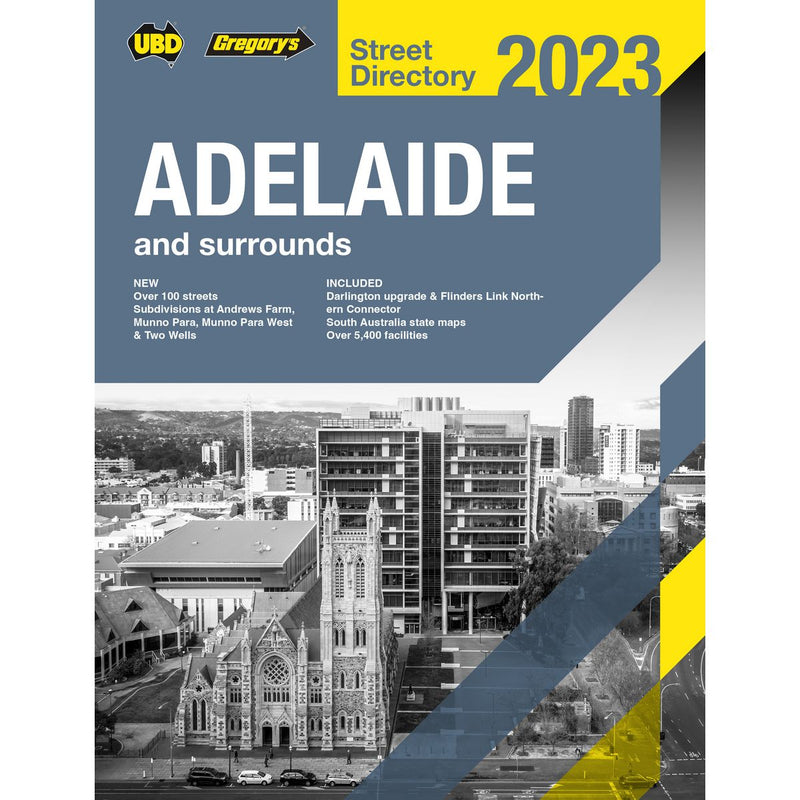 UBD Adelaide Street Directory 2023 61st Edition