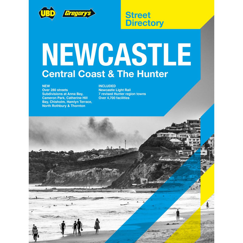 UBD Newcastle Central Coast & The Hunter Street Directory