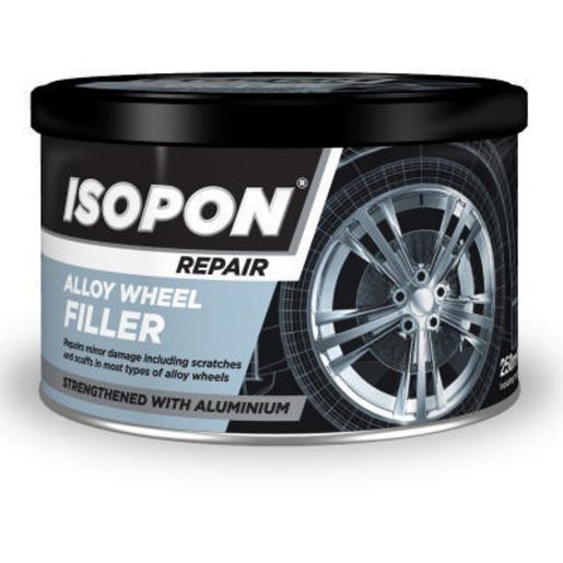 Isopon Alloy Wheel Filler 250ml Tin MET/S