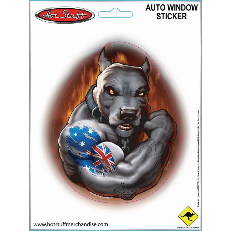 Hotstuff Aus Dog Muscle Decal SH2778