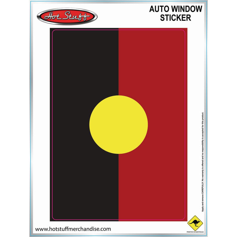 Hotstuff Aboriginal Flag Auto Sticker SH4146