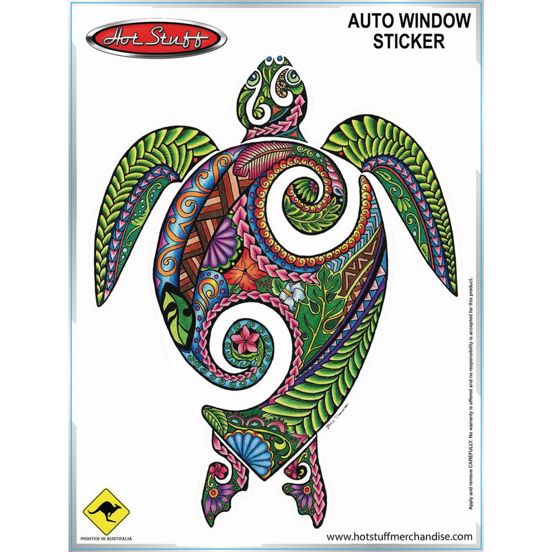 Hotstuff Tribal Turtle Coilour Auto Sticker SH678