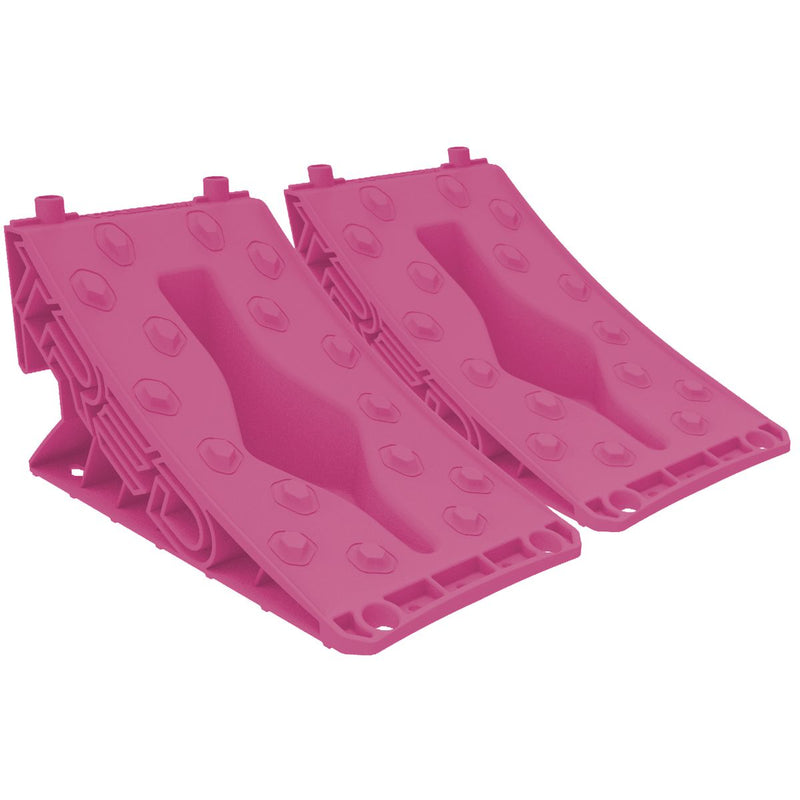 Tred GT Wheel Chocks - Pink (Pair) Tgtwcpk