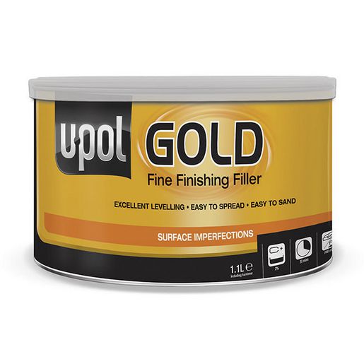 U-Pol Gold Liteweight Fine Filler 1L Goldlwff/1