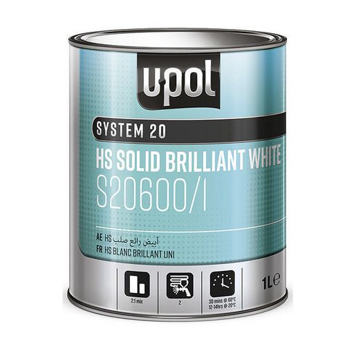 U-Pol Hs Brilliant White 2-1 1L S20600/1