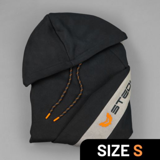 Stedi Hoodie Sleeve Jumper Black Small Merchhoodslvsml