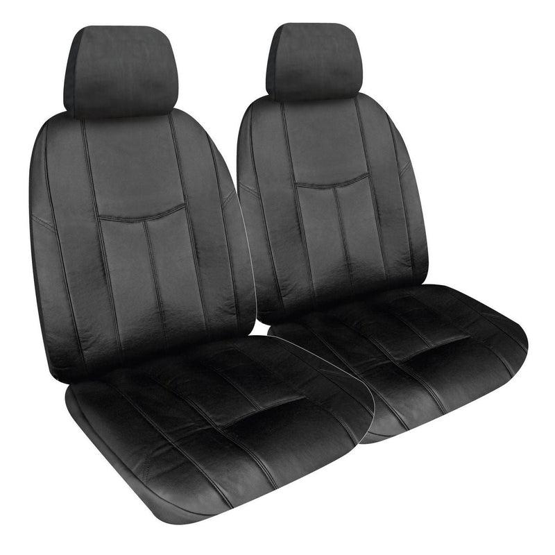 Sperling Empire Leather Front Black Seat Covers Suits ASX
