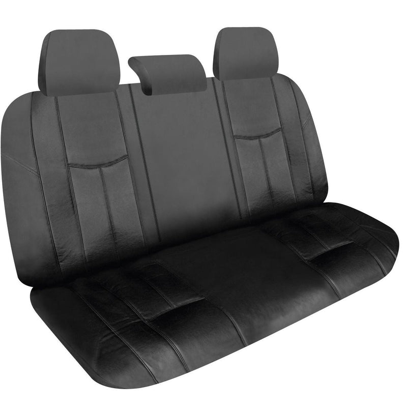 Sperling Empire Leather Rear Black Seat Covers Suits ASX