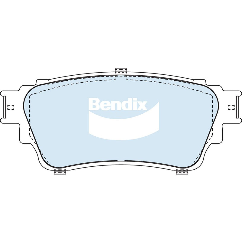 Bendix 4x4 Brake Pad Set Rear DB2634 -4WD