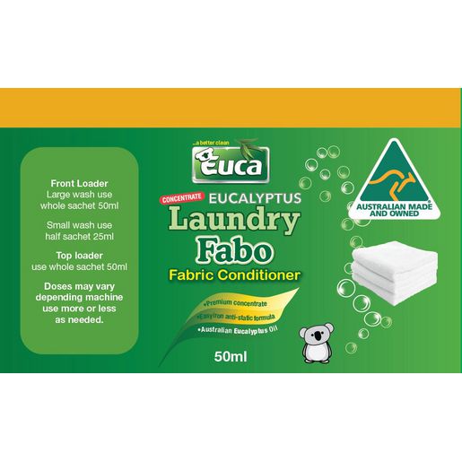 Euca Eucalyptus Laundromat Fabric Softener Liquid Fabo