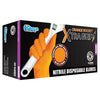 The Glove Company TGC Orange Xtra Grip Nitrile Disposable
