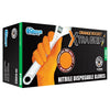The Glove Company TGC Orange Xtra Grip Nitrile Disposable