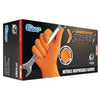 The Glove Company TGC Orange Rocket Xtra Grip Nitrile