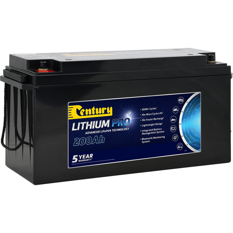 Century Lithium PRO 200Ah 12V Deep Cycle Battery