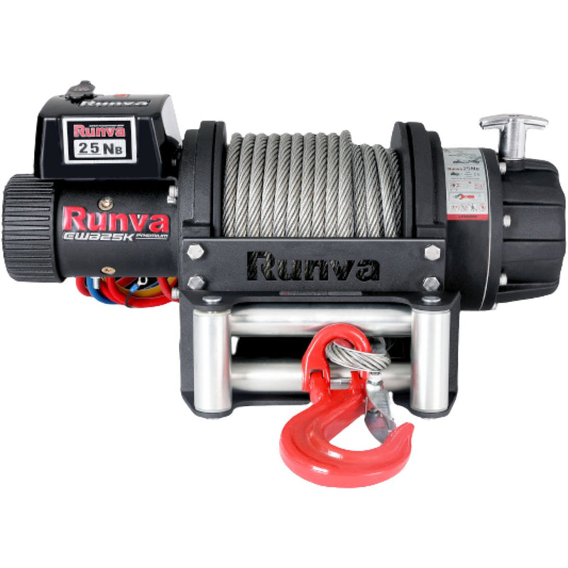 Runva EWB25000 Premium Winch 24V W/Steel Cable
