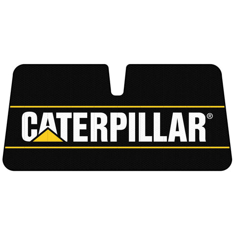 Caterpillar Cat Front Sunshade Black / Yellow Logo