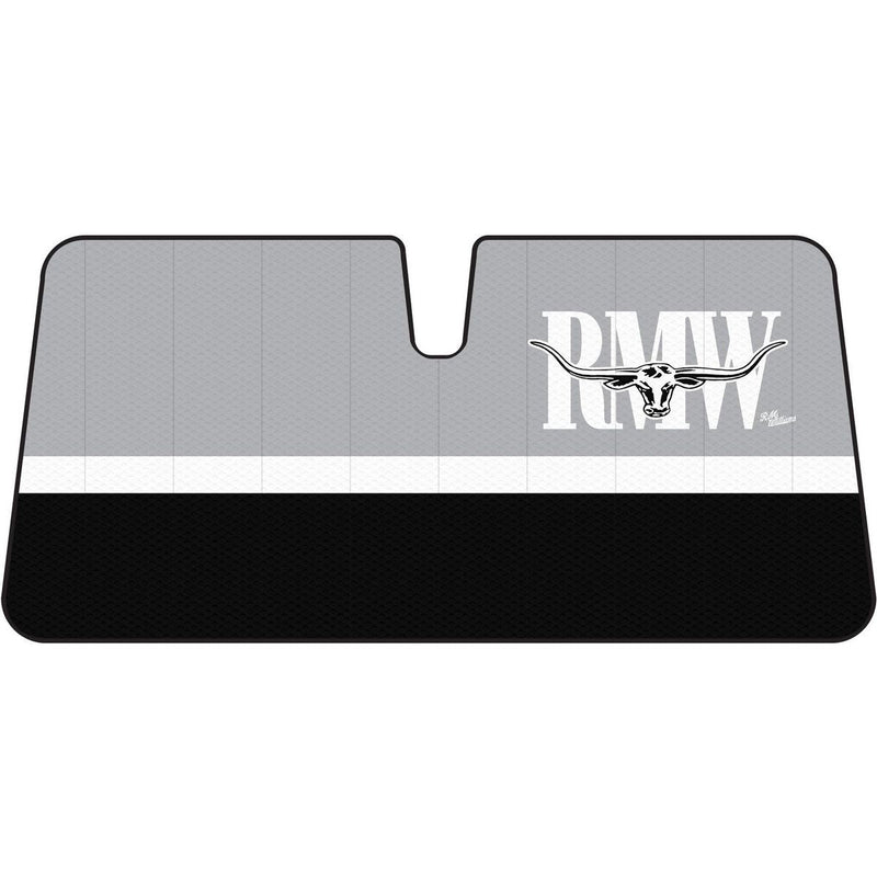 R.M. Williams Front Sunshade Black / Grey Stripe WSRM23-BG