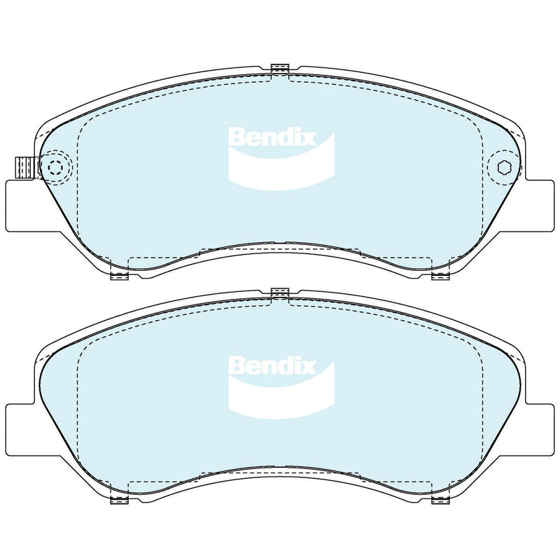 Bendix Heavy Duty Brake Pad Set Front DB2655 HD