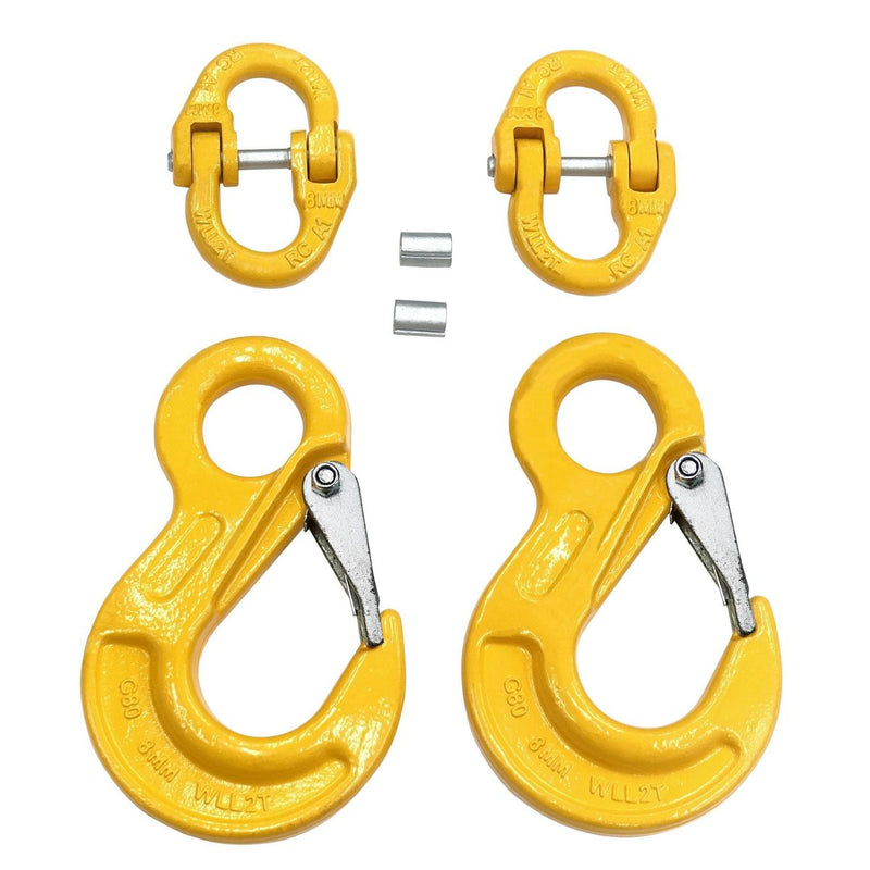 Maxi Trac Safety Chain Hook Set 2000Kg MTSCHS2T
